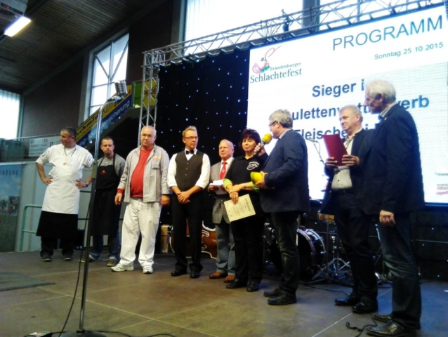 Sieger im Bouletten -Wettbewerb in Paaren Glien 2015